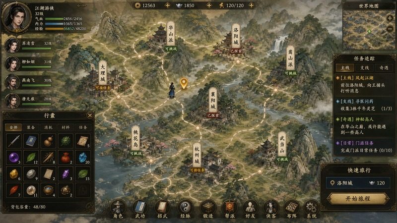 金庸群侠传5爱与死仙狐MOD六周年 剧情向MOD 实机截图 5